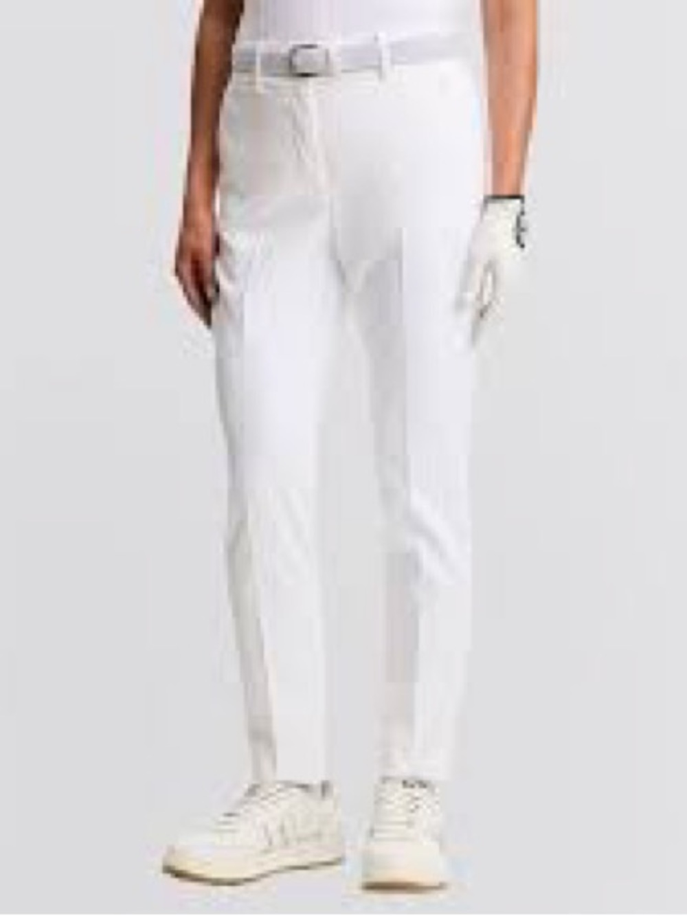 NWT SIZE 34X32 J. Lindeberg Crisp White Slim Golf Chinos